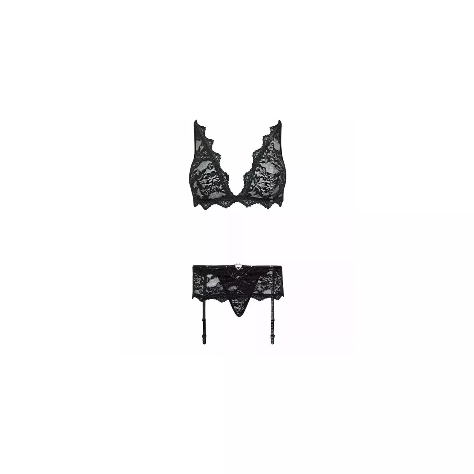 Bra Panty Garter Belt LIVCO CORSETTI FASHION S/M BELITA LC 90231 Photo 5