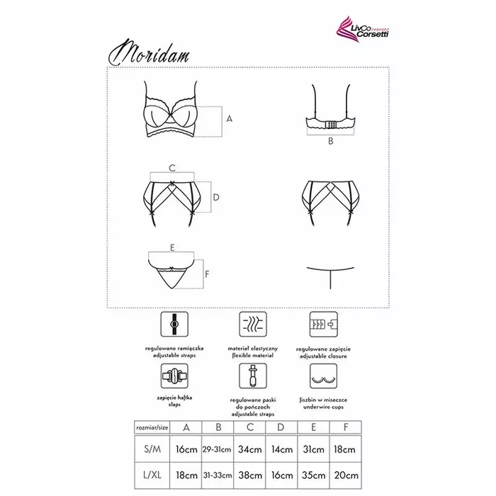 LIVCO Corsetti MORIDAM LC 90552 lingerie set Photo 8