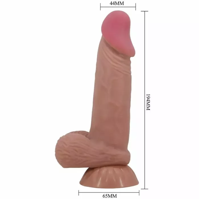 Dildo pretty love Sliding Skin Series — 19,4 cm Photo 6