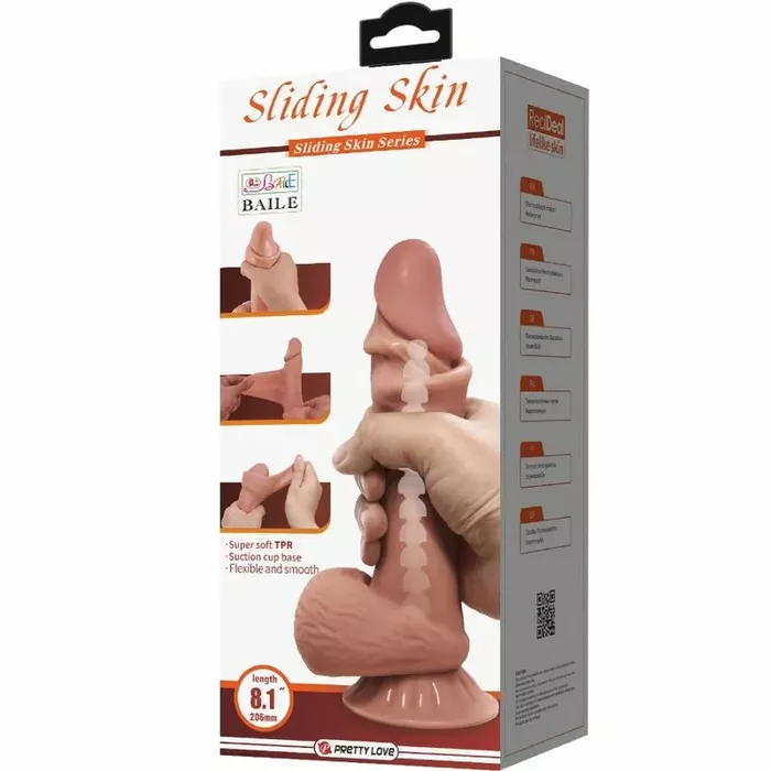 Dildo pretty love Sliding Skin Series — 19,4 cm Photo 7