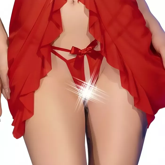 CHILIROSE CR 4696 Babydoll & Crotchless Thong Photo 3