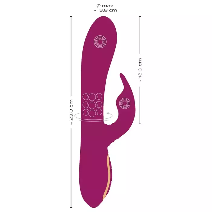 Vibrators Javida 3 Function Pearl Rotating Photo 11