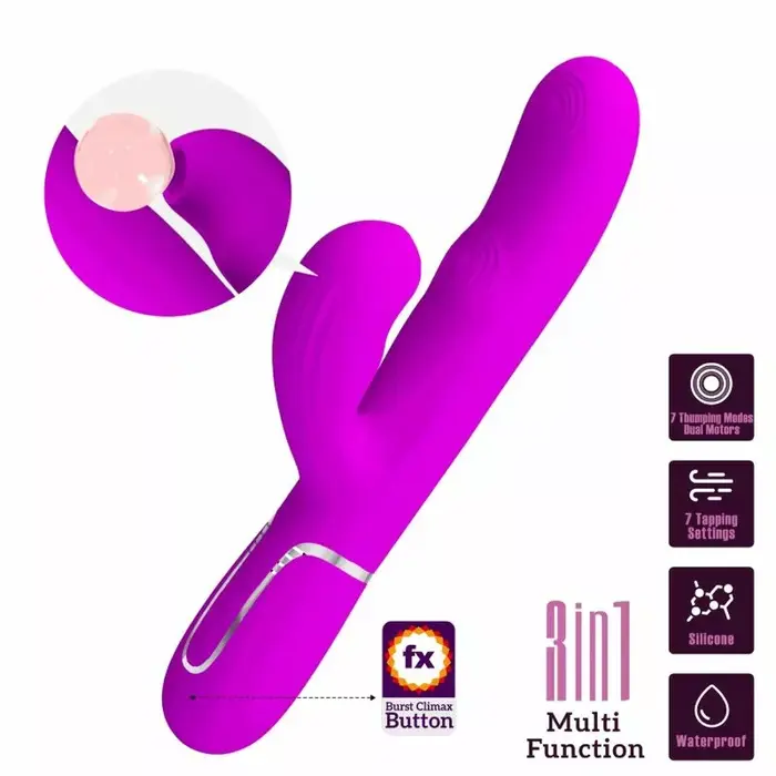 G-spot вибратор Pretty Love Perlita 3‑в‑1 Photo 10