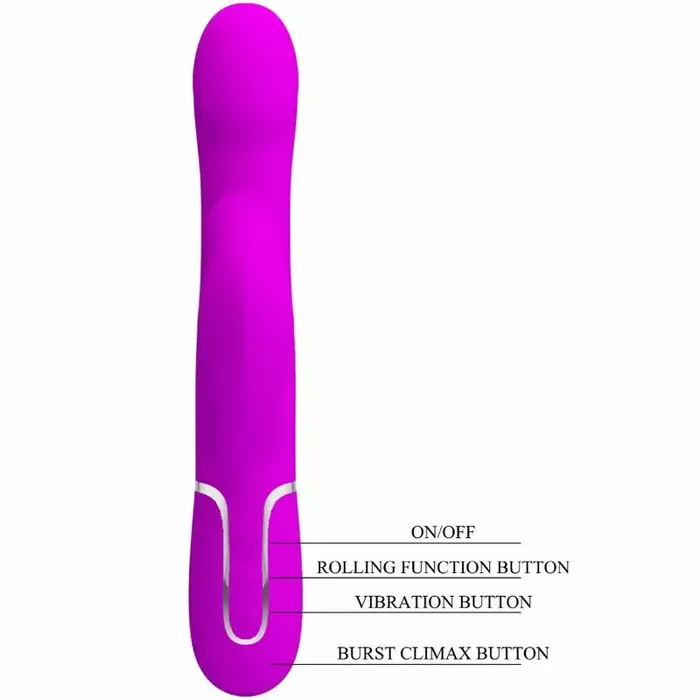 pretty love Rabbit Pearls Violet dual-stimulation rabbit vibrator Photo 8