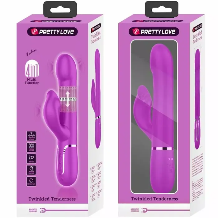 pretty love Rabbit Pearls Violet dual-stimulation rabbit vibrator Photo 10