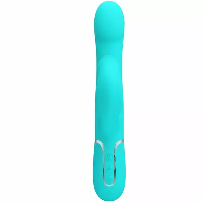 Вибратор pretty love Rabbit Vibrator Pearls Aqua Green Photo 2