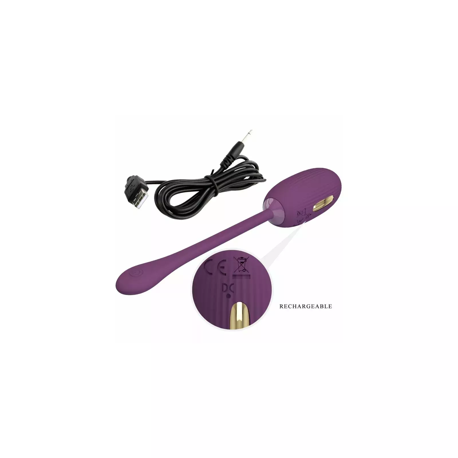 PRETTY LOVE DOREEN Rechargeable Vibrating Egg D-238746 Photo 6
