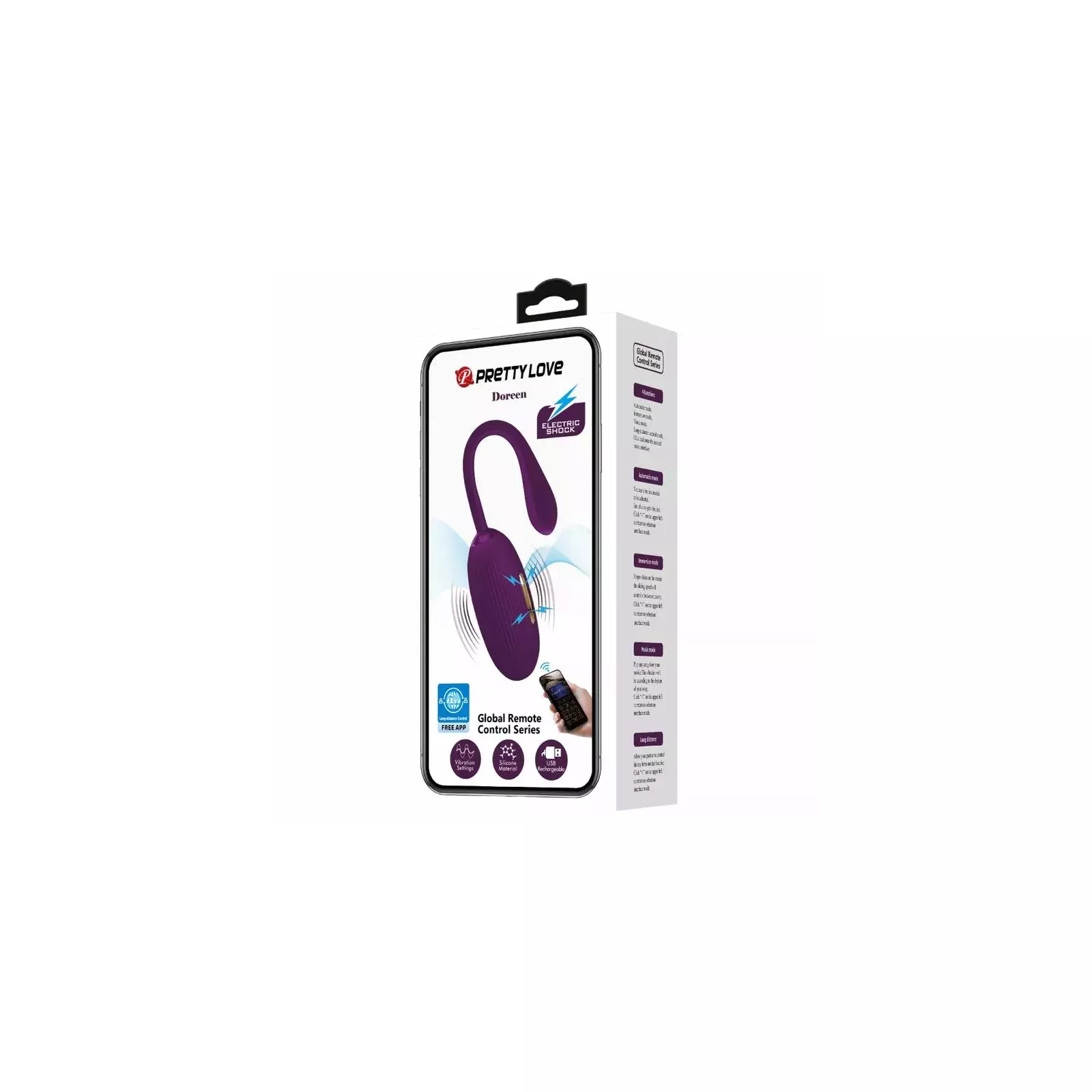 PRETTY LOVE DOREEN Rechargeable Vibrating Egg D-238746 Photo 7