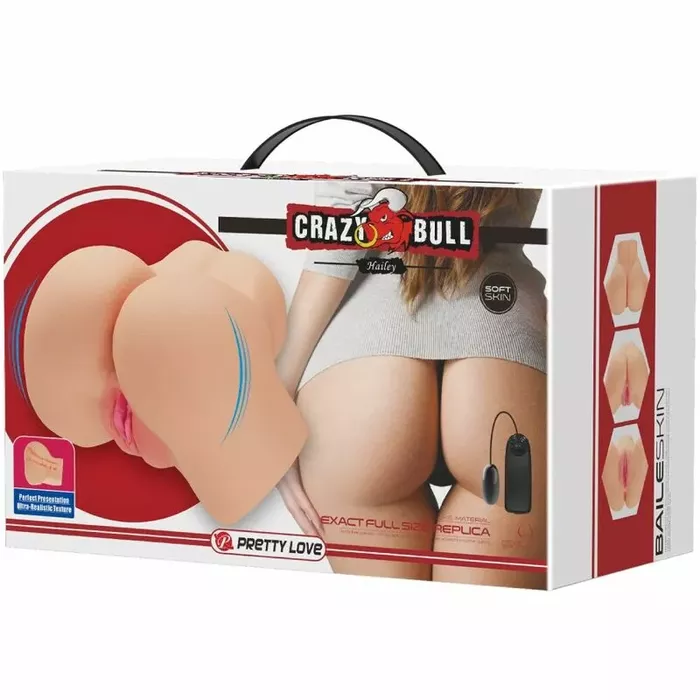 Realistic vagina and anus masturbator — crazy bull Hailey Photo 8