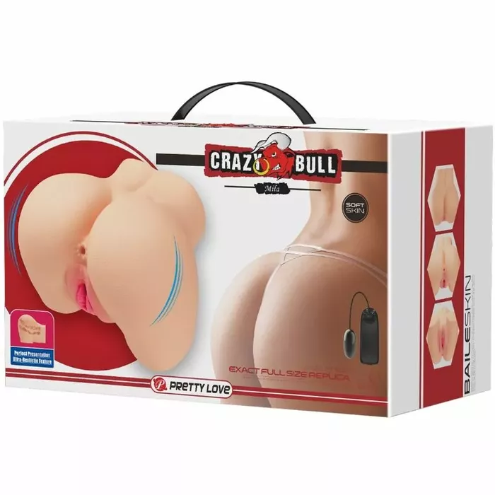 Vibrator crazy bull Mila — realistic vagina & anus Photo 9