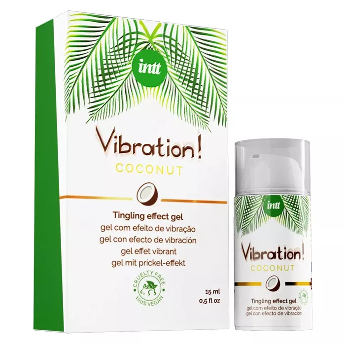 intt Vibration! Coconut stimulating lubricant, 15 ml Photo 3