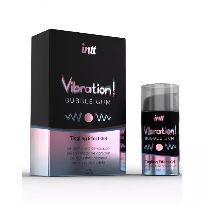 intt Vibration! Bubble Gum 15 ml personal lubricant Photo 3