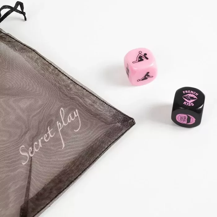 SECRETPLAY Game 2 Dice Foreplay Fanatics — pieaugušo kauliņu komplekts Photo 3