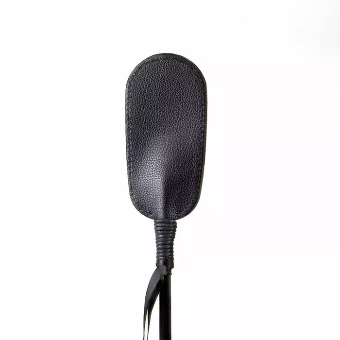 Leather flogger SECRETPLAY BLACK WHIP — single-tailed Photo 2