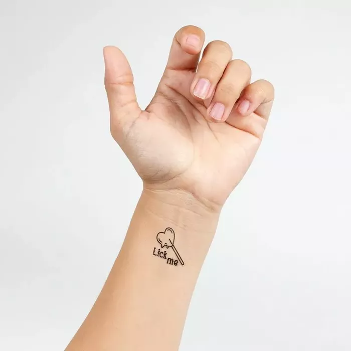 SECRETPLAY Temporary Tattoos Set — Candy Collection, 10 pcs Photo 2