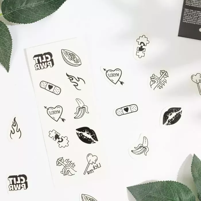 SECRETPLAY Temporary Tattoos Set — Candy Collection, 10 pcs Photo 5
