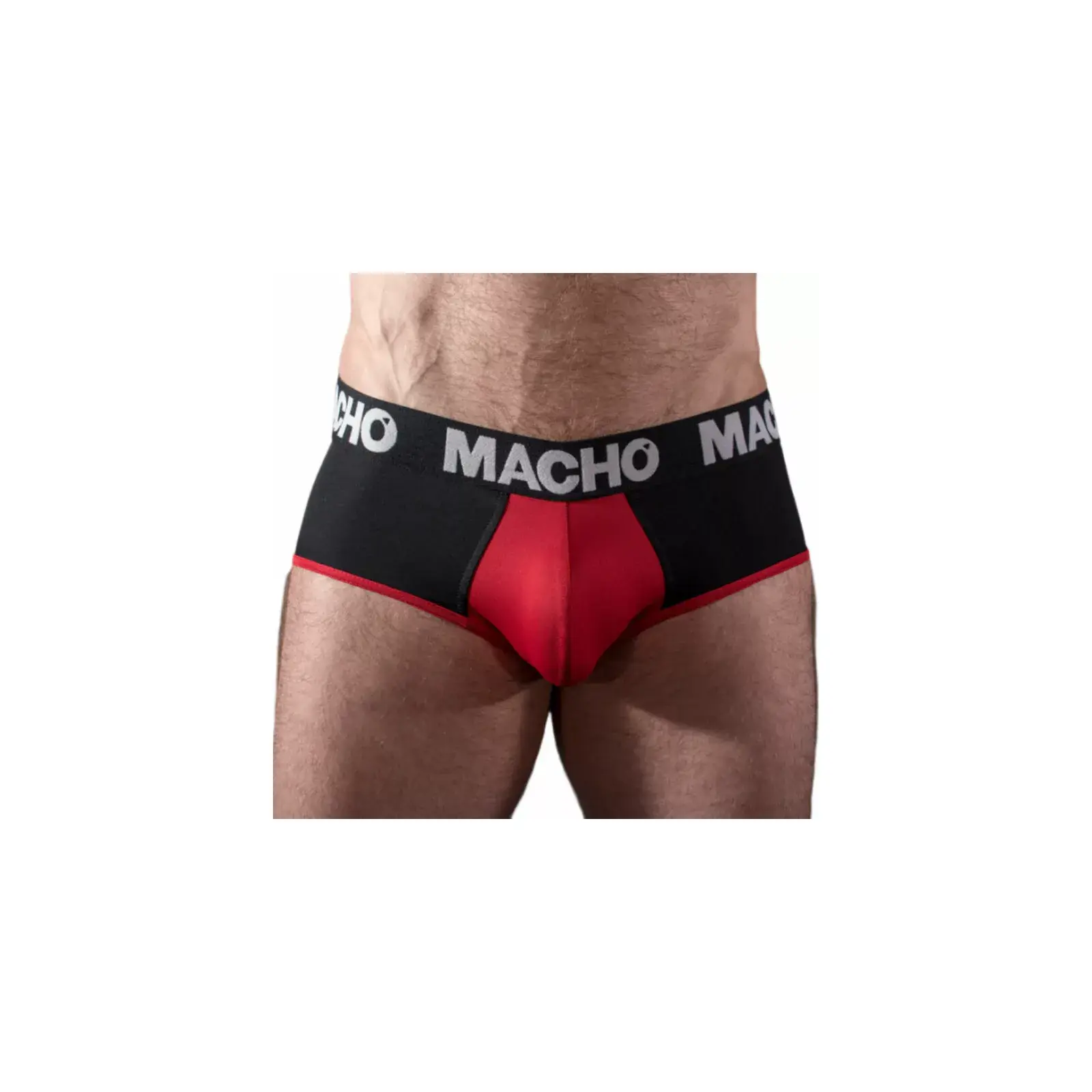 MACHO MS26N Slip Melns/Sarkans L - Vīriešu Apakšveļa Photo 1