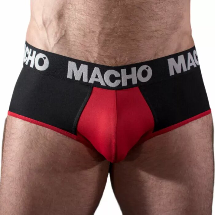 MACHO MS26N Slip Black/Red XL - Men's Underwear Photo 1