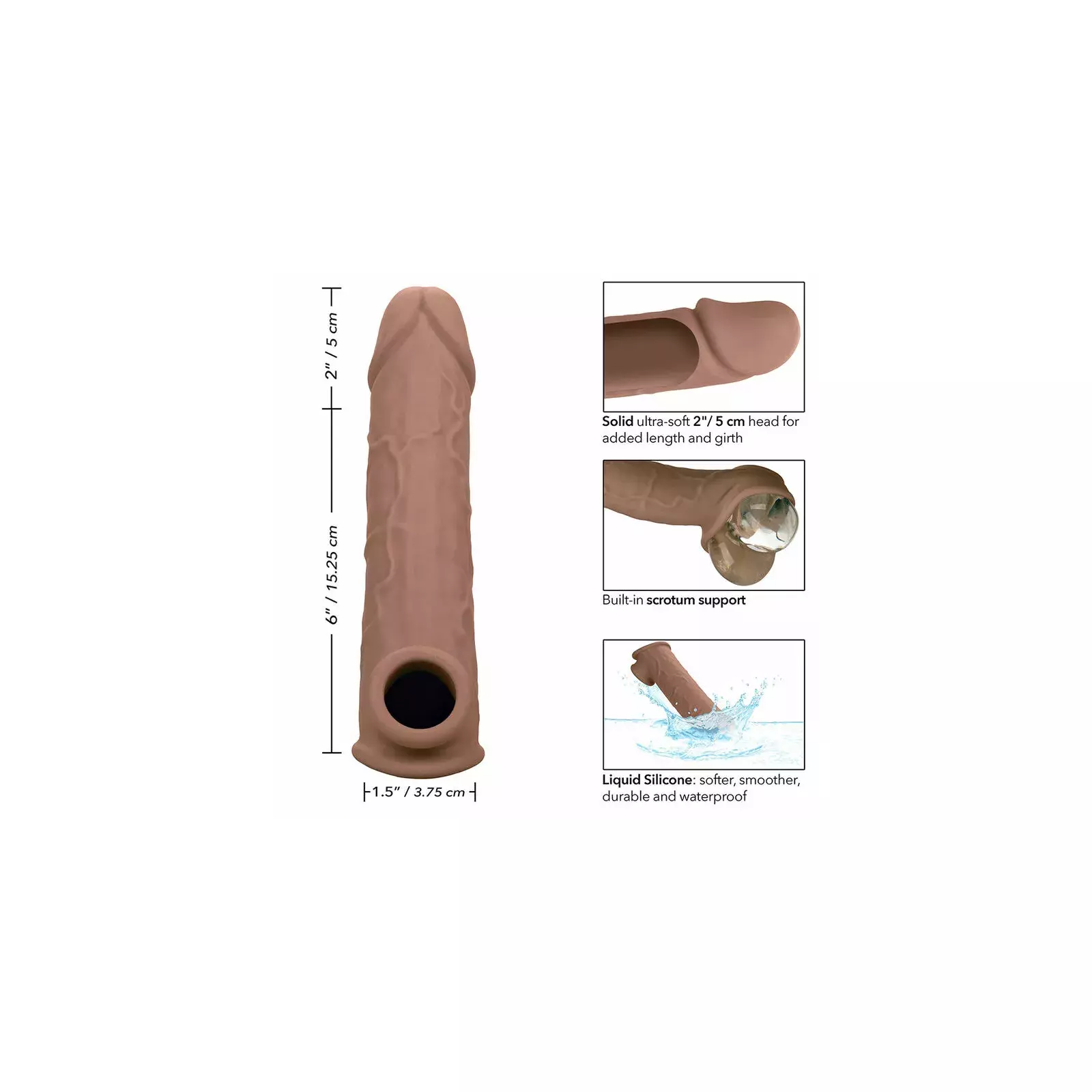 Penisa stiprinājums CalExotics PERFORMANCE MAXX LIFE-LIKE EXTENSION Photo 11