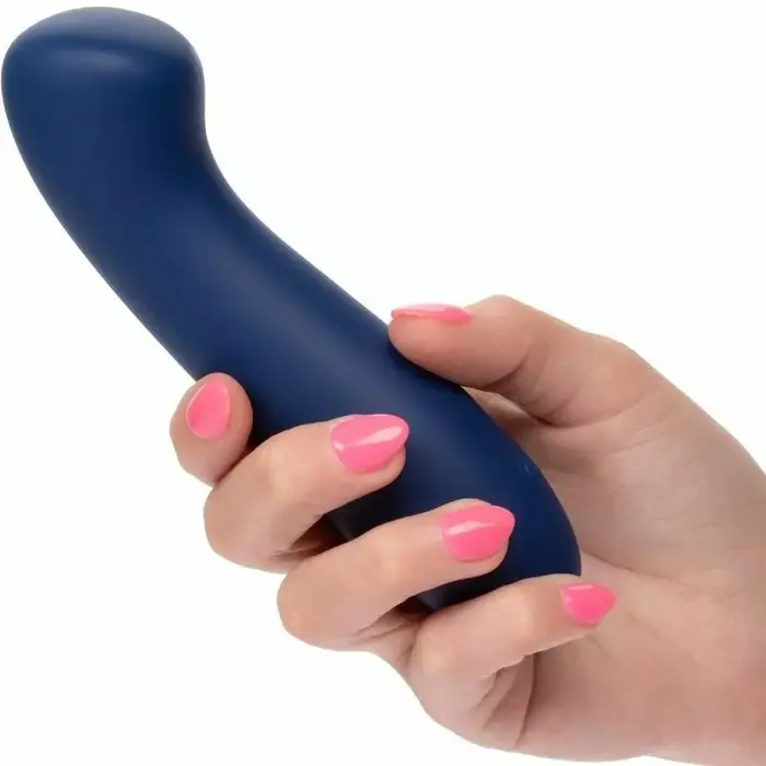 Вибратор для точки G CalExotics Cashmere Satin G Blue Photo 5