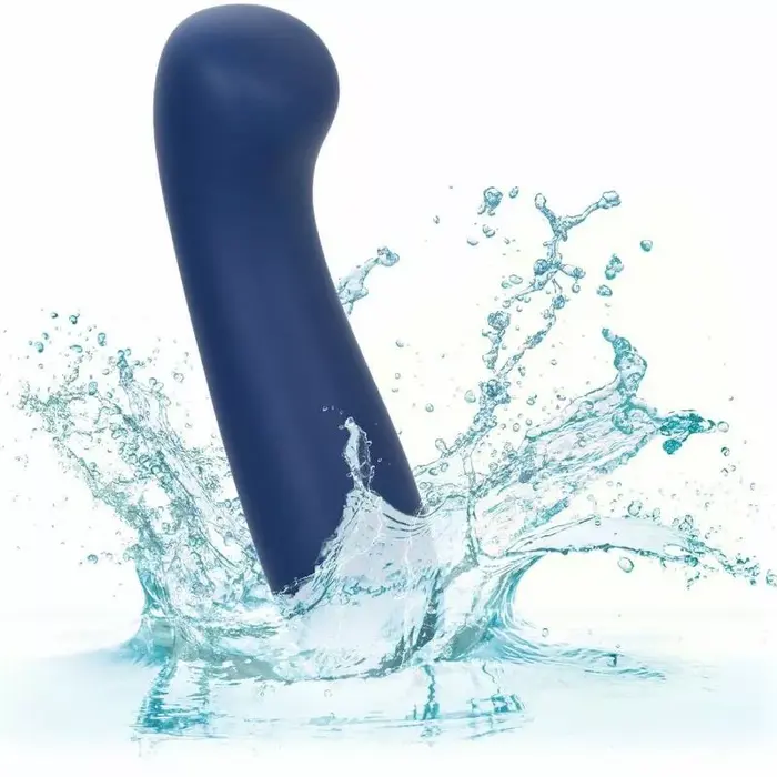 Вибратор для точки G CalExotics Cashmere Satin G Blue Photo 6