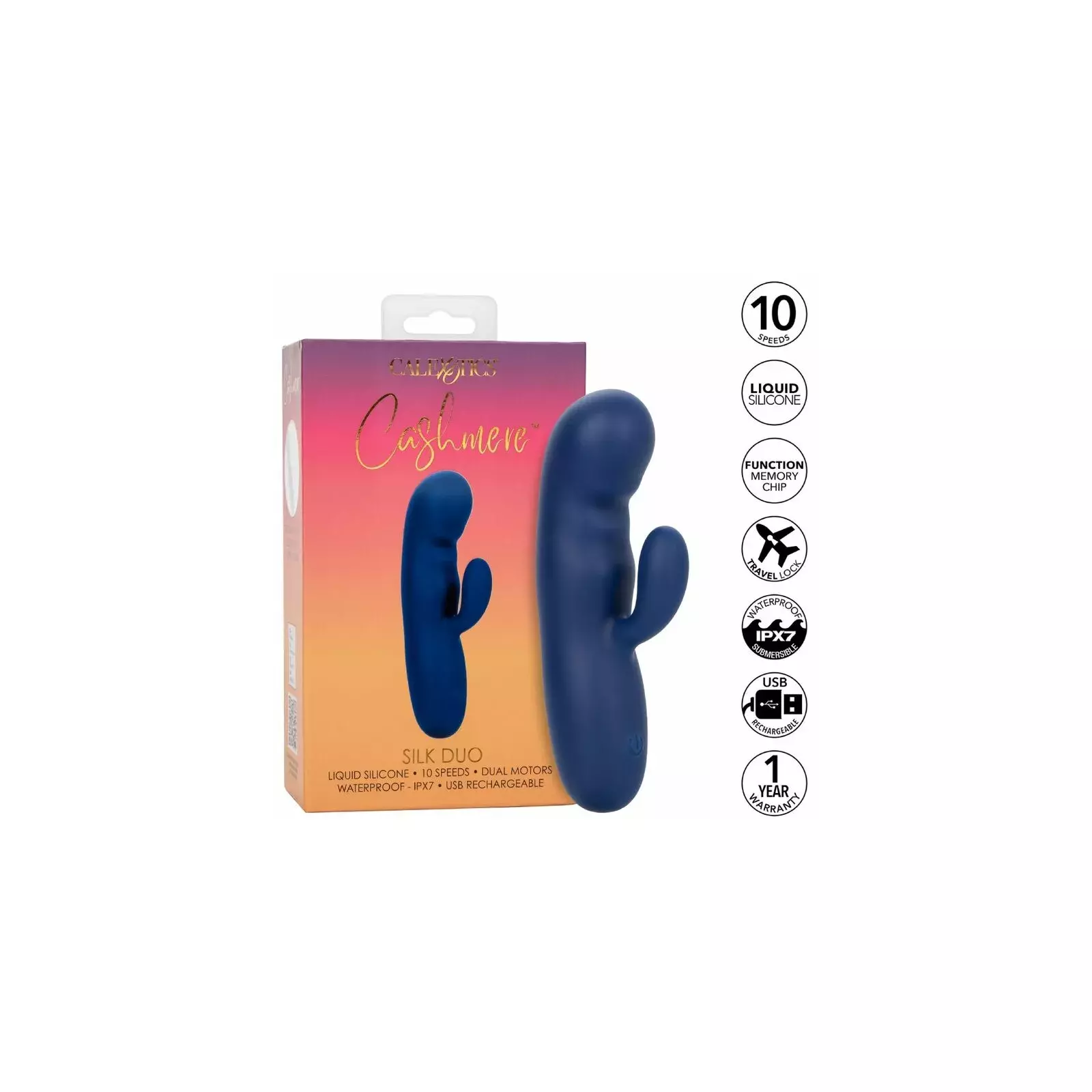 Vibrators CalExotics Cashmere Silk Duo Photo 1