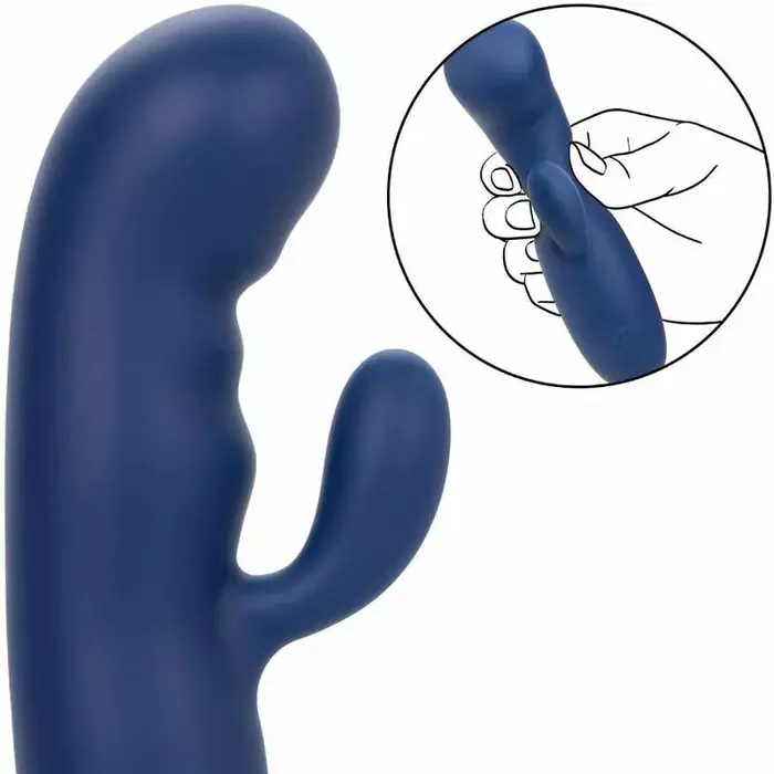 CalExotics Cashmere Silk Duo Blue vibrators Photo 10