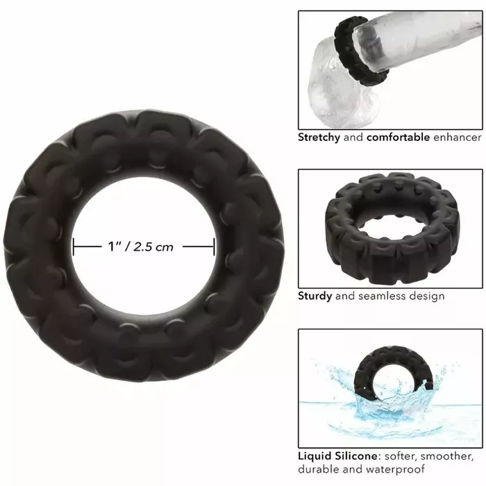 Cock ring CalExotics Alpha Prolong Tread Ring Photo 7