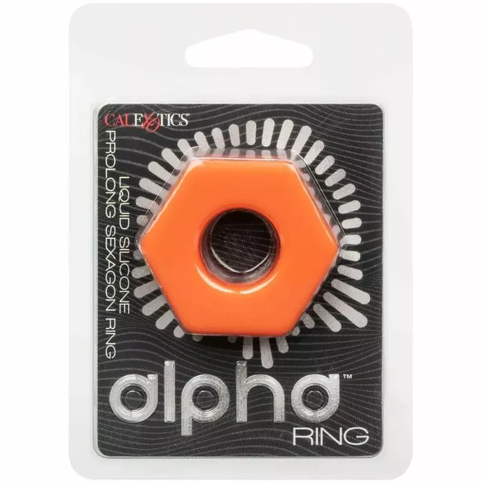 CalExotics Alpha Prolong Sexagon vibrējošs gredzens Photo 2