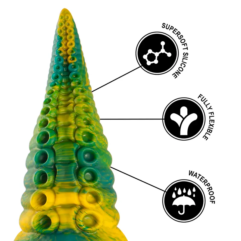 Dildo EPIC Cetus Green mazs izmērs Photo 9