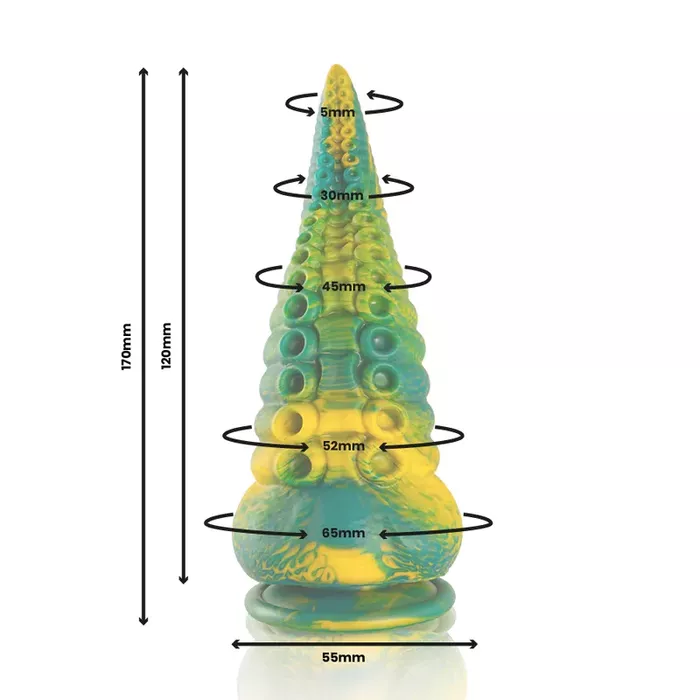 Dildo EPIC Cetus Green small size Photo 2