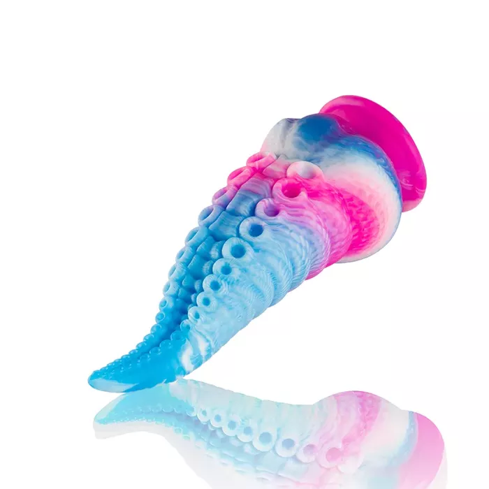 EPIC Phorcys Blue tentacle silicone dildo, small Photo 3