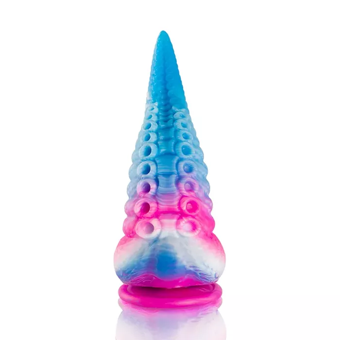 EPIC Phorcys Blue tentacle silicone dildo, small Photo 4