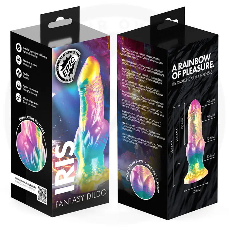 Dildo EPIC IRIS — silikona reālistisks stumbrs Photo 11