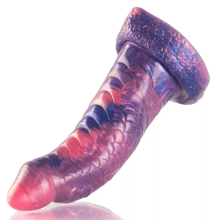 Dildo EPIC Medusa — silikons ar ribām Photo 3