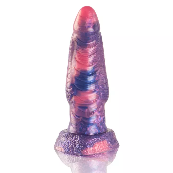 Dildo EPIC Medusa — silikons ar ribām Photo 4