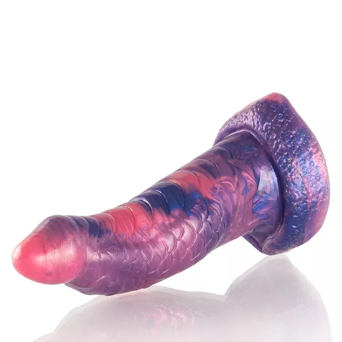 Dildo EPIC Medusa — silikons ar ribām Photo 5