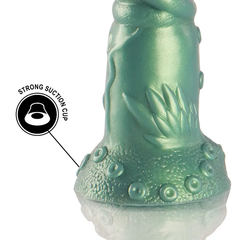 Dildo EPIC HADES — silicone, black Photo 9