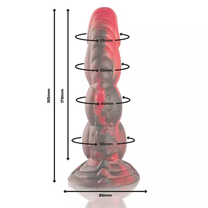 Dildo EPIC ARES — silicone black Photo 2