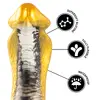 Dildo EPIC DRAKON Yellow Cobra — silikona teksturēts Photo 8