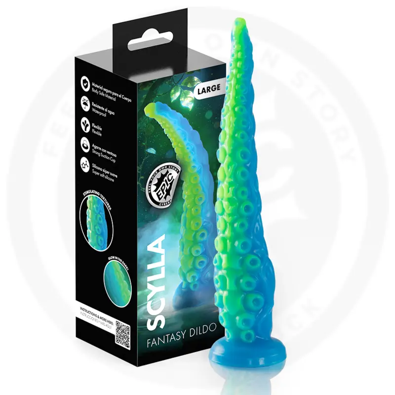 Dildo EPIC Scylla Fluorescent Thin Tentacle Photo 7