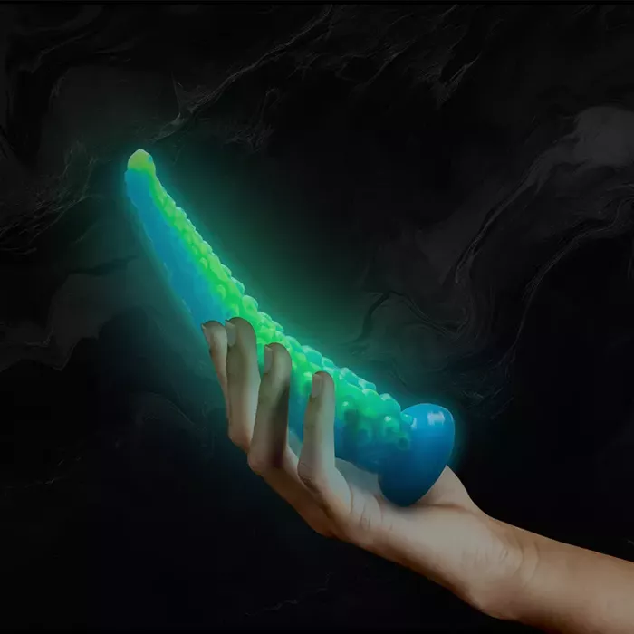 Dildo EPIC Scylla Fluorescent Thin Tentacle — mazs silikona Photo 6