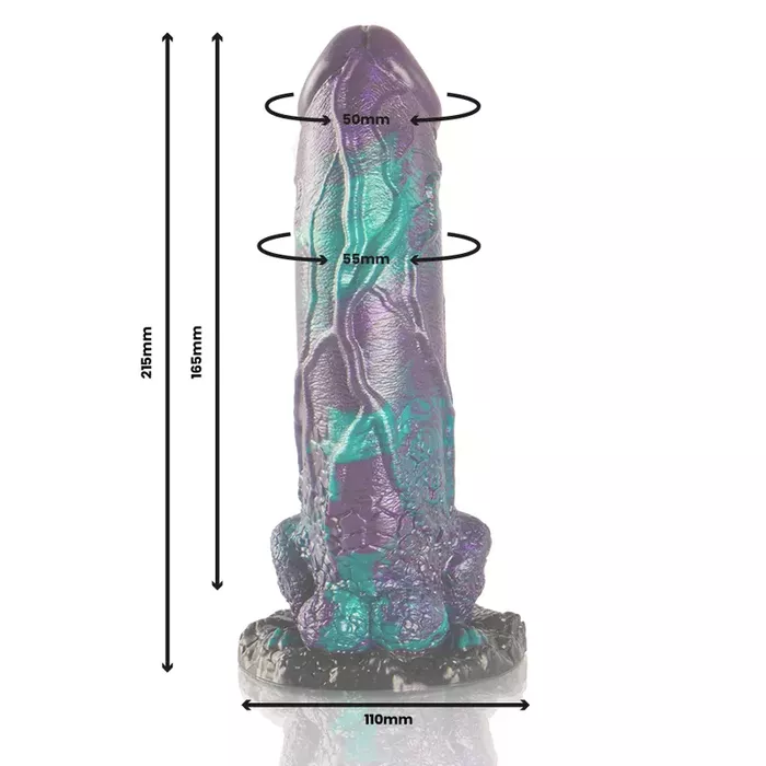 Dildošs EPIC Basilisk Double Scaly Pleasure, silikons Photo 2