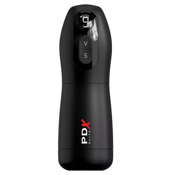 PIPEDREAM Suck-O-Matic Frosted Black handheld masturbator Photo 4