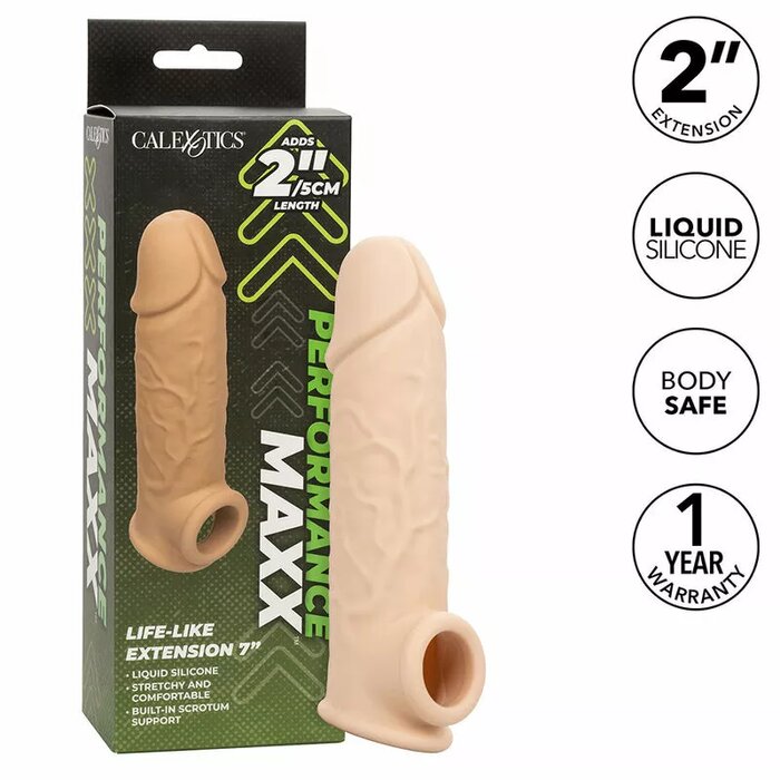 Насадка на пенис CalExotics PERFORMANCE MAXX LIFE-LIKE EXTENSION 7 LIGHT SKIN Photo 1
