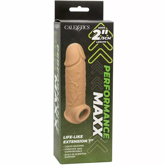 Penis sleeve CalExotics Performance Maxx Life‑Like Extension 7" Photo 12