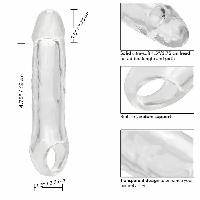 CalExotics Performance Maxx Clear Extension Penis Sleeve Photo 8