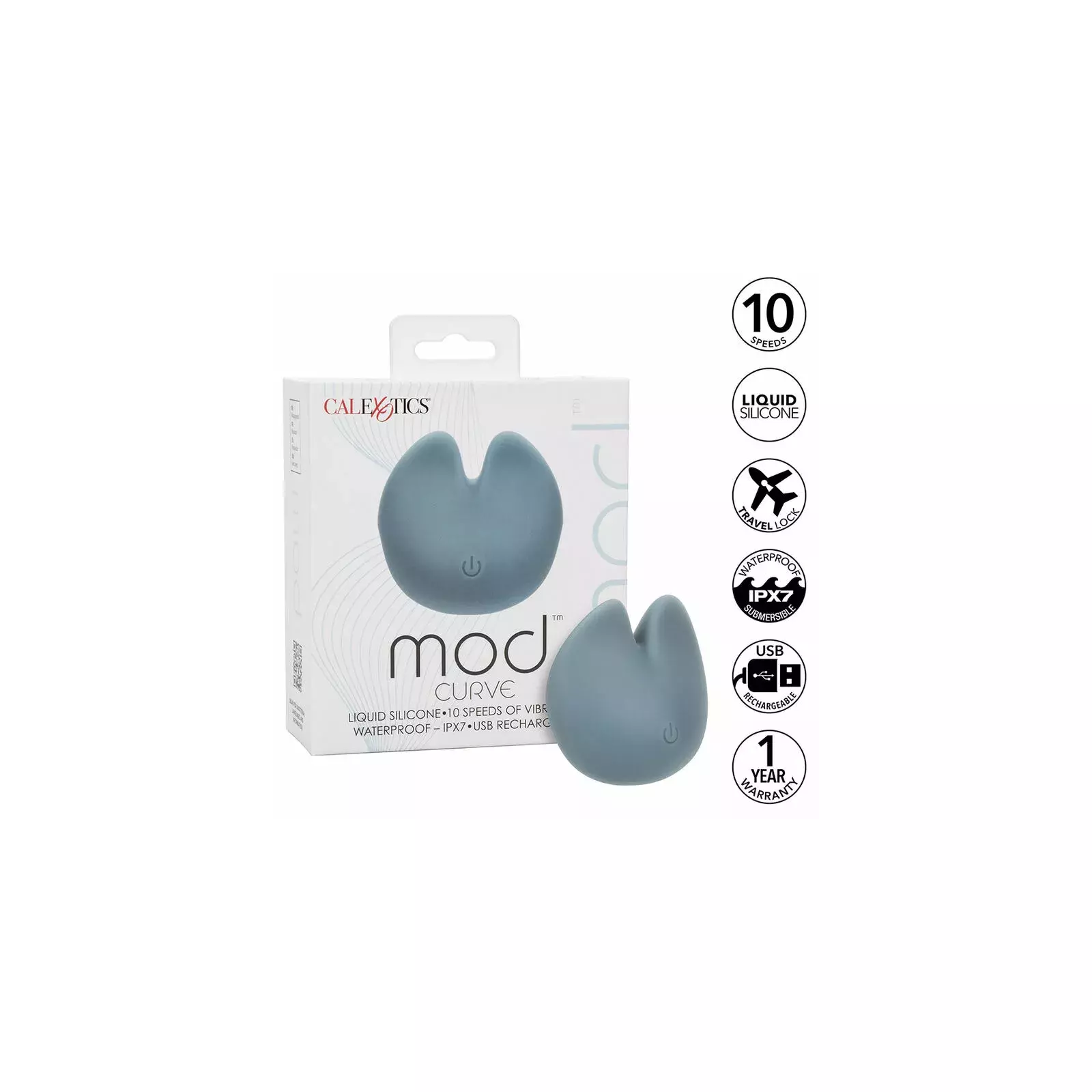 CALEXOTICS MOD CURVE STIMULATOR BLUE D-239397 Photo 1