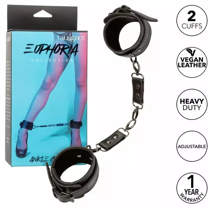 Наракотники CalExotics Euphoria — искусственная кожа, регулируемые Photo 2