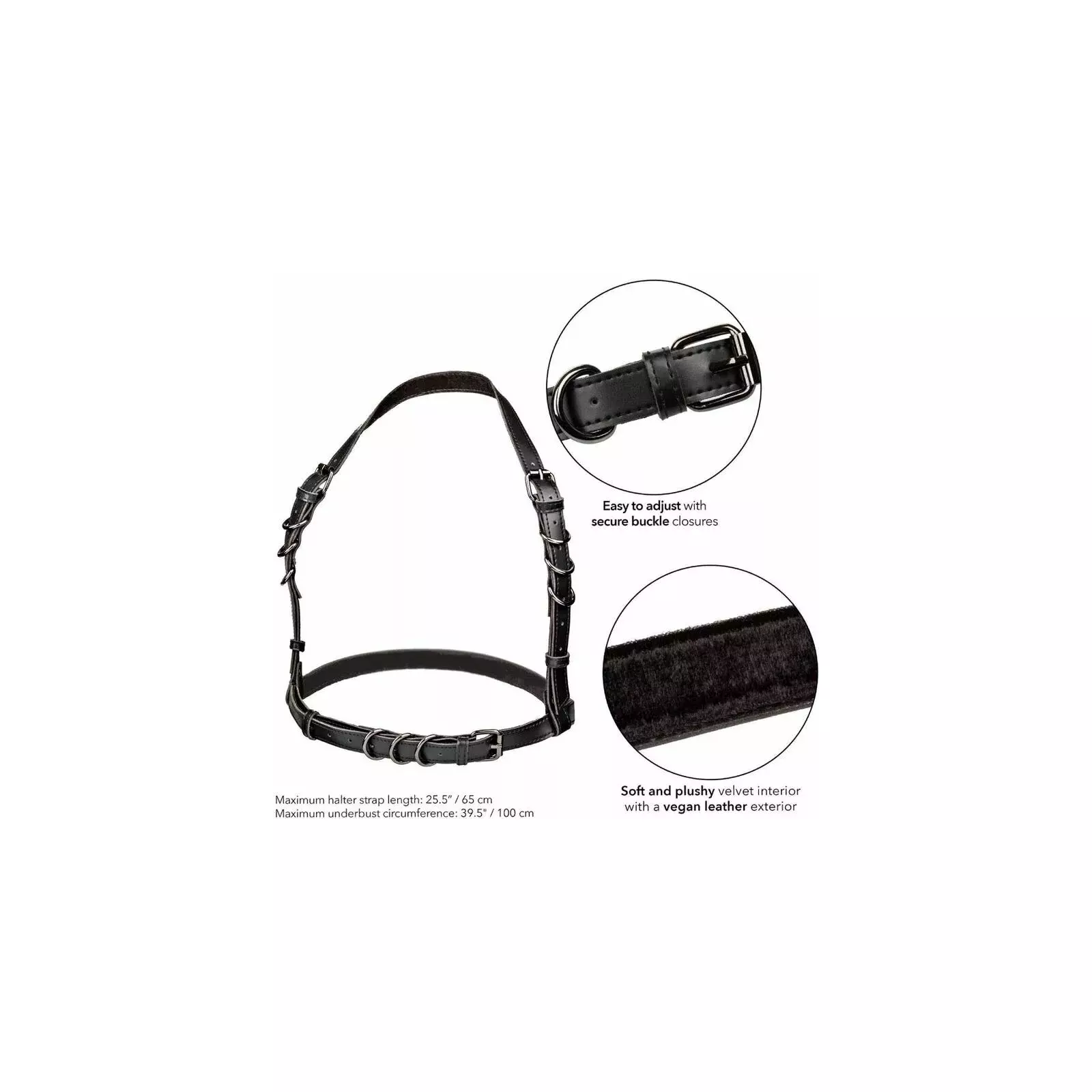 CalExotics Euphoria Halter Sprādze - D-239246 Photo 5
